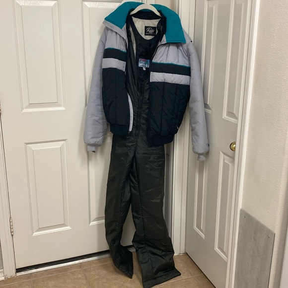 Roffe ski jacket ski bib x-tall worn together - Picture 1 of 6